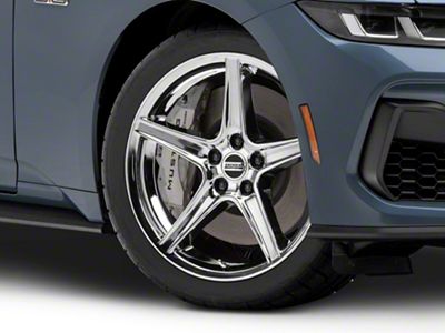 Saleen Style Chrome Wheel; 19x8.5 (2024 Mustang EcoBoost w/o Performance Pack)