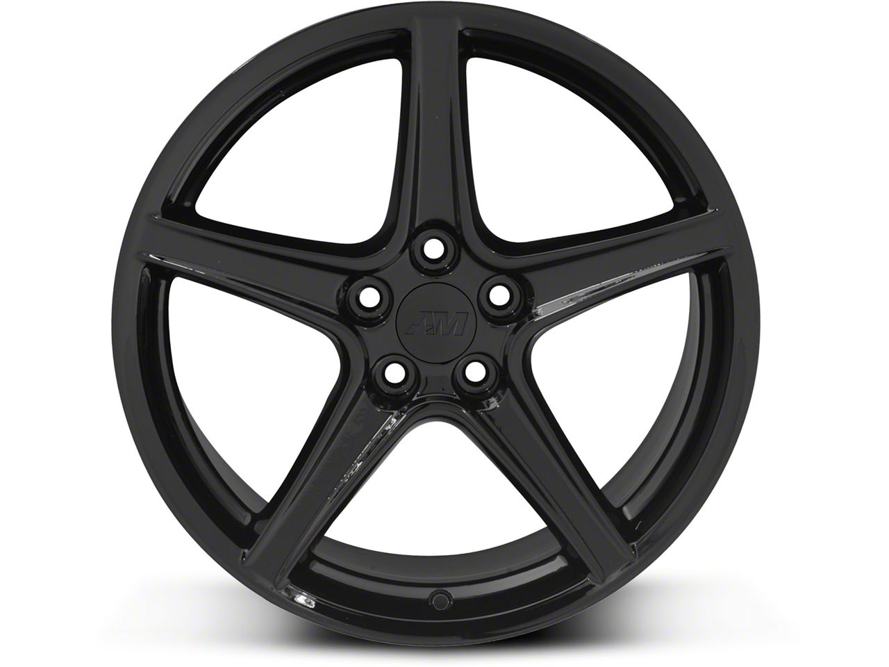 Mustang Saleen Style Gloss Black Wheel; Rear Only; 19x10 (2024 Mustang ...