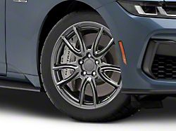 Track Pack Style Gloss Black Wheel; 18x9; 30mm Offset (24-25 Mustang EcoBoost w/o Performance Pack)