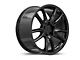 Track Pack Style Gloss Black Wheel; 18x9 (2024 Mustang EcoBoost w/o Performance Pack)