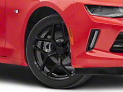 Z/28 Style Gloss Black Wheel; 20x9; 30mm Offset (16-24 Camaro)