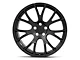 Hellcat Style Gloss Black Wheel; Rear Only; 20x10.5 (08-23 RWD Challenger, Excluding Widebody)