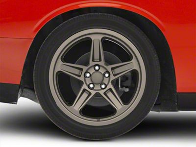 SRT Demon Style Bronze Wheel; Rear Only; 20x10.5; 22mm Offset (08-23 RWD Challenger, Excluding SRT Demon)