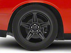 SRT Demon Style Satin Black Wheel; Rear Only; 20x10.5; 22mm Offset (08-23 RWD Challenger, Excluding SRT Demon)