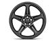 SRT Demon Style Satin Black Wheel; Rear Only; 20x10.5 (08-23 RWD Challenger, Excluding SRT Demon)