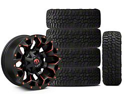 17x9 Assault Wheel and 33-Inch Mickey Thompson Baja Boss A/T All-Terrain Tire Package; Set of 5 (18-26 Jeep Wrangler JL)