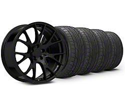 20x9 Hellcat Style & NITTO High Performance NT555 G2 Tire Package (11-23 RWD Charger, Excluding Widebody)
