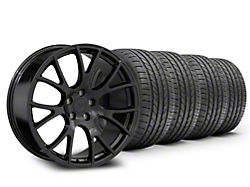 20x9 Hellcat Style & Atturo High Performance AZ850 Tire Package (11-23 RWD Charger, Excluding Widebody)