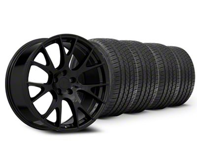 20x9 Hellcat Style & Lionhart All-Season LH-Five Tire Package (06-10 RWD Charger)