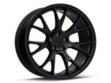 Hellcat Style Gloss Black Wheel; Rear Only; 20x10; 18mm Offset (06-10 RWD Charger)