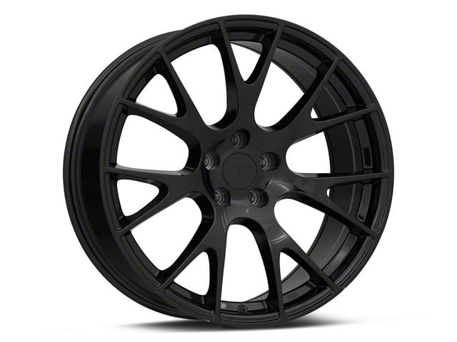 Hellcat Style Gloss Black Wheel; 20x9 (06-10 RWD Charger)