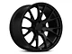 Hellcat Style Matte Black Wheel; Rear Only; 20x10 (11-23 RWD Charger)