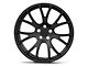 Hellcat Style Satin Black Wheel; Rear Only; 20x10 (11-23 RWD Charger, Excluding Widebody)