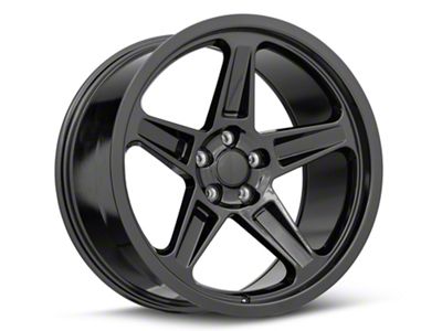 SRT Demon Style Gloss Black Wheel; Rear Only; 20x10.5; 22mm Offset (06-10 RWD Charger)
