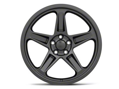 SRT Demon Style Satin Black Wheel; 20x9.5; 12mm Offset (06-10 RWD Charger)