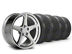 18x9 Saleen Style & Lionhart All-Season LH-503 Tire Package (94-98 Mustang)