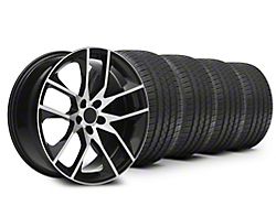 20x8.5 Magnetic Style & Lionhart All-Season LH-Five Tire Package (15-23 Mustang GT, EcoBoost, V6)