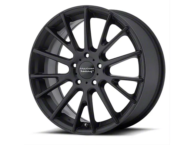 American Racing AR904 Satin Black Wheel; 18x8 (05-09 Mustang GT, V6)