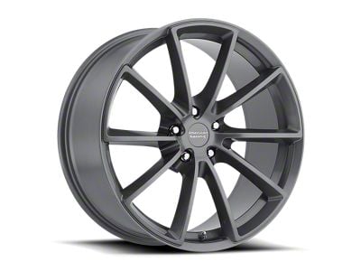 American Racing Fast Back Anthracite with Machined Face Wheel; 20x9; 40mm Offset (05-09 Mustang)