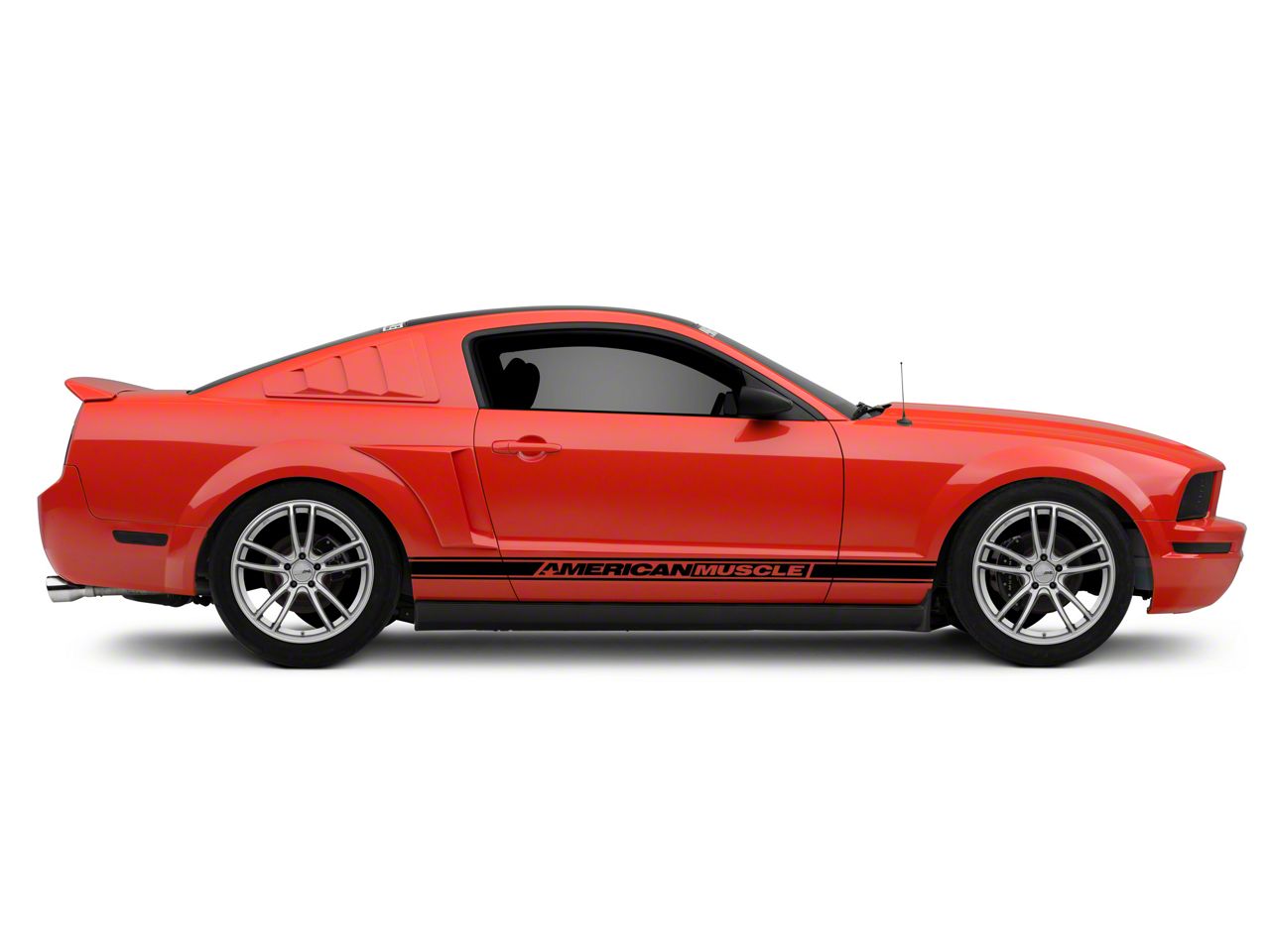 American Racing Mustang Mach Five Graphite Wheel; Rear Only