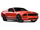American Racing TTF Gloss Black with DDT Lip Wheel; Rear Only; 20x11 (05-09 Mustang)
