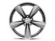 American Racing TTF Matte Anthracite with Machined Lip Wheel; 20x9.5 (05-09 Mustang)