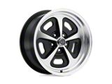 American Racing Wheels VN501 Gloss Black Machined Wheel; 17x8; 0mm Offset (05-09 Mustang GT, V6)