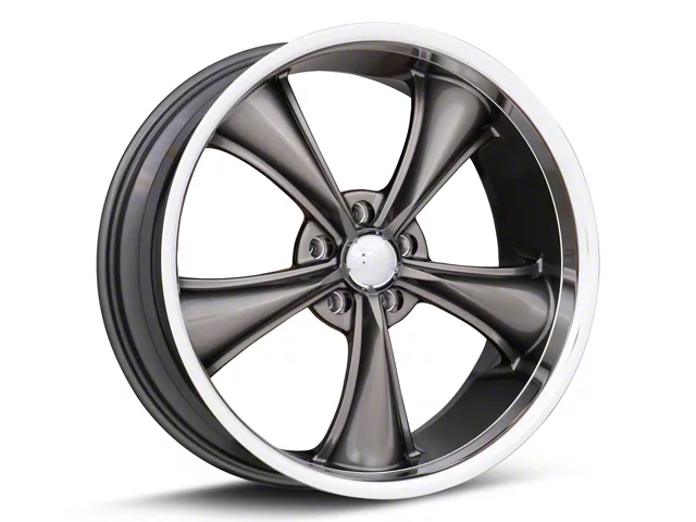 American Racing BOSS Graphite with Diamond Cut Lip Wheel; 20x8.5 (06-10 RWD Charger)