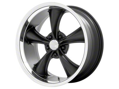 American Racing BOSS Textured Black with Diamond Cut Lip Wheel; 20x8.5; 14mm Offset (06-10 RWD Charger)