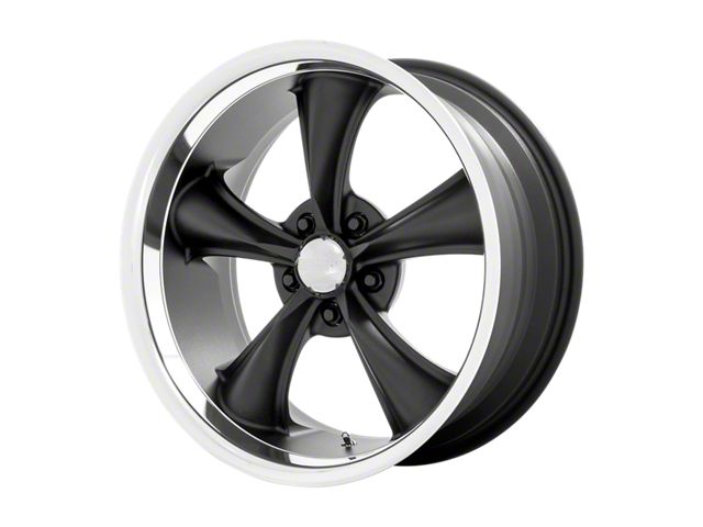 American Racing BOSS Textured Black with Diamond Cut Lip Wheel; Rear Only; 20x10 (06-10 RWD Charger)