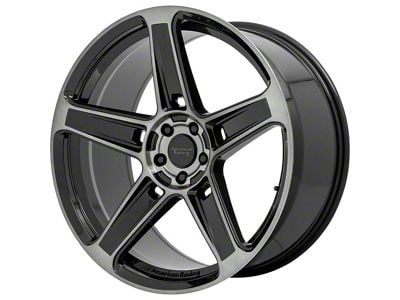 American Racing HELLION Gloss Black with Gray Tint Wheel; Rear Only; 20x10.5 (06-10 RWD Charger)
