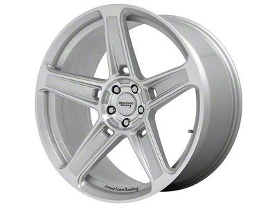 American Racing HELLION Machined Silver Wheel; 20x9.5 (06-10 RWD Charger)