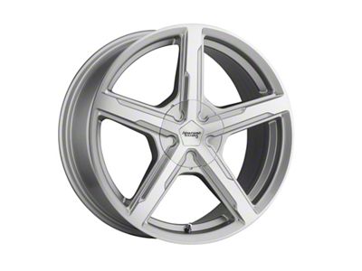 American Racing Trigger Silver Machined Wheel; 18x8; 15mm Offset (06-10 RWD Charger)