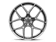 American Racing Crossfire Graphite Wheel; Rear Only; 20x10.5 (10-15 Camaro)