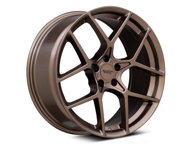 American Racing Crossfire Matte Bronze Wheel; Rear Only; 20x10.5 (10-15 Camaro)