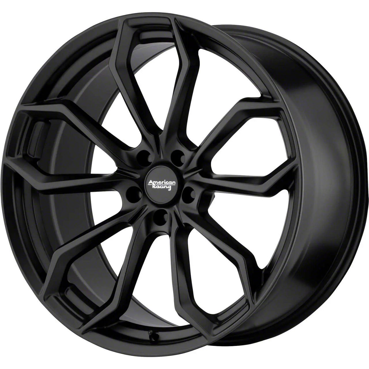 American Racing Camaro Splitter Satin Black Wheel; Rear Only; 20x10.5 ...