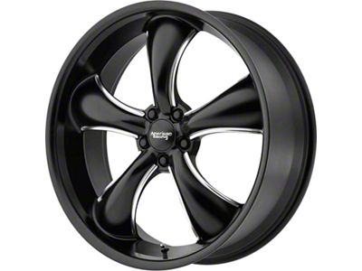 American Racing TT60 Satin Black Milled Wheel; 20x9.5; 42mm Offset (10-15 Camaro, Excluding ZL1)
