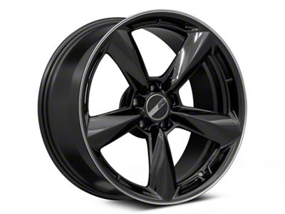 American Racing TTF Gloss Black with DDT Lip Wheel; Rear Only; 20x11; 43mm Offset (10-15 Camaro)
