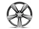 American Racing TTF Matte Anthracite with Machined Lip Wheel; 20x9.5 (10-15 Camaro)