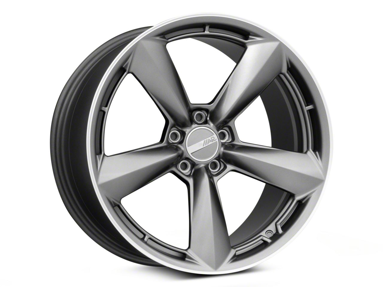 American Racing Camaro TTF Matte Anthracite with Machined