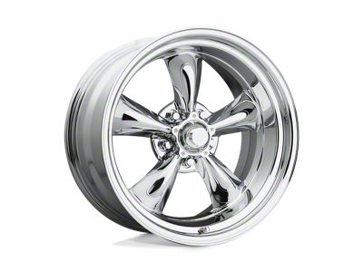 American Racing Torq Thrust II Chrome Wheel; 18x7; 6mm Offset (10-14 Mustang GT w/o Performance Pack, V6)