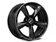 American Racing TTF Gloss Black with DDT Lip Wheel; Rear Only; 20x11 (10-14 Mustang)