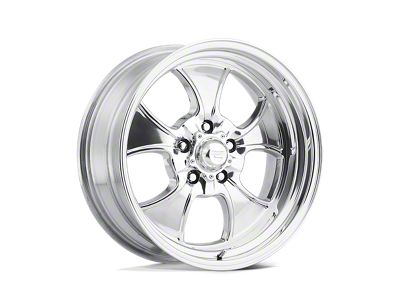 American Racing Hopster Polished Wheel; Rear Only; 17x11; 0mm Offset (15-23 Mustang GT w/o Performance Pack, , V6)