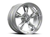 American Racing Torq Thrust II Polished Wheel; 17x8; 25mm Offset (15-23 Mustang GT w/o Performance Pack, , V6)