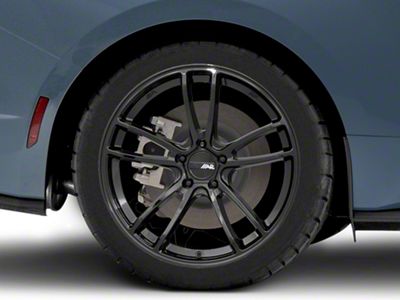 American Racing Mach Five Gloss Black Wheel; Rear Only; 19x11.5; 56mm Offset (24-25 Mustang)
