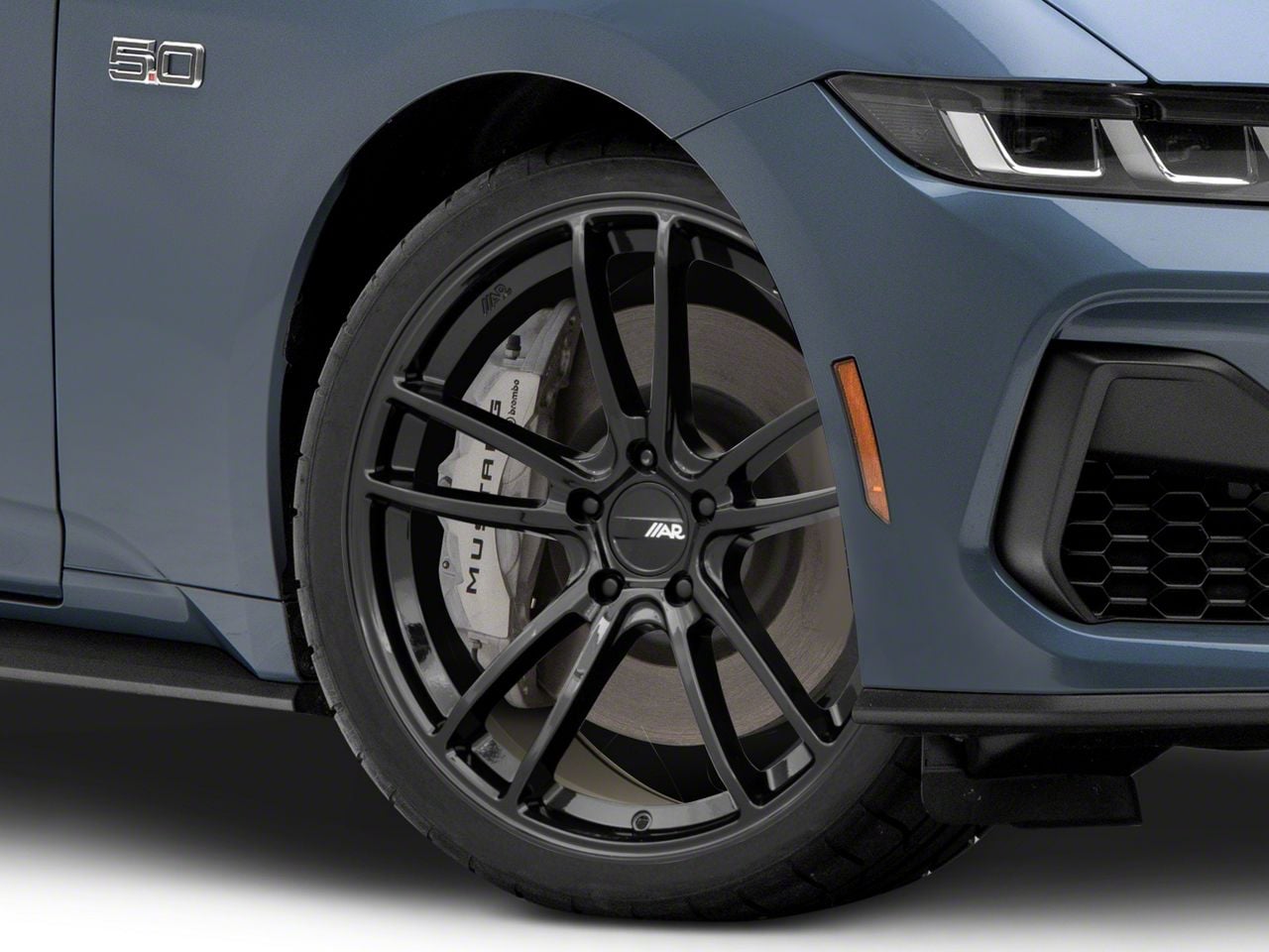 American Racing Mustang Mach Five Gloss Black Wheel; 20x10; 35mm Offset ...
