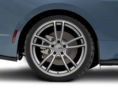 American Racing Mach Five Graphite Wheel; Rear Only; 20x11.5; 56mm Offset (24-25 Mustang)