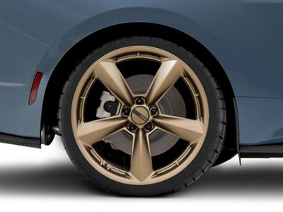 American Racing TTF Matte Anthracite with Machined Lip Wheel; Rear Only; 20x11; 50mm Offset (24-25 Mustang)