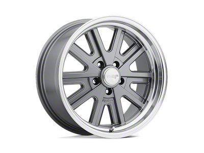 American Racing 427 Mono Cast Mag Gray Machined Wheel; 15x7; -16mm Offset (93-02 Camaro)