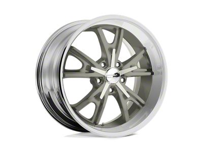 American Racing Daytona Mag Gray Center with Machined Lip Wheel; 20x8.5; 5mm Offset (93-02 Camaro)